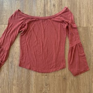 Off the shoulder shirt